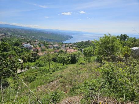 OPATIJA, MATULJI, MIHOTIĆI - building plot 2000m2 with sea view + detached house 260m2