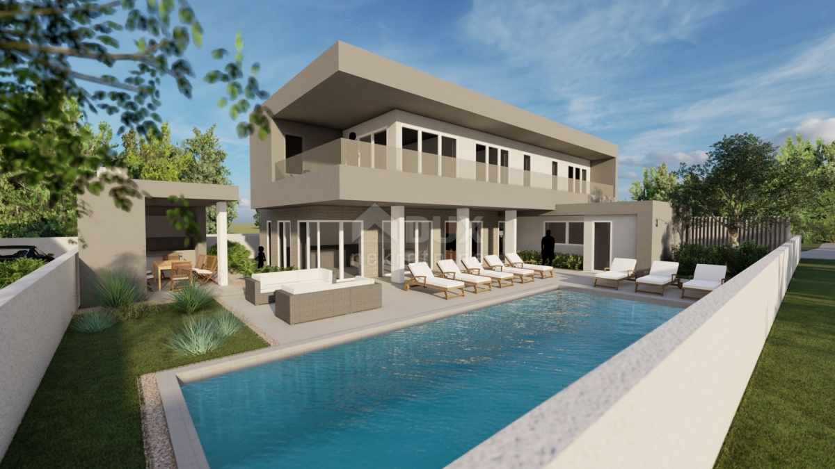 ZADAR, ZATON - Sale of land in Zaton with a luxury villa project