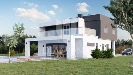 Svetvinčenat, neu gebaute Luxusvilla mit Pool