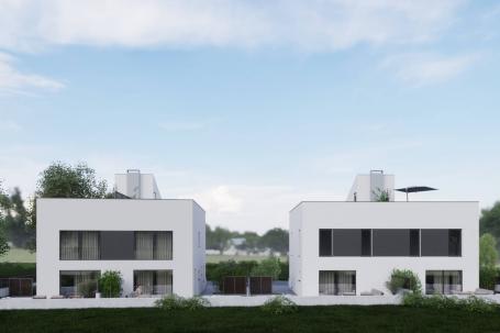 Istra, Peroj - moderna duplex kuća sa pogledom na more i bazenom, NKP 111. 21 m2