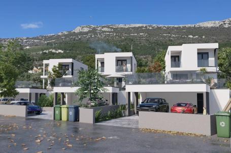 Kaštela, moderna vila s bazenom i pogledom na more, novogradnja