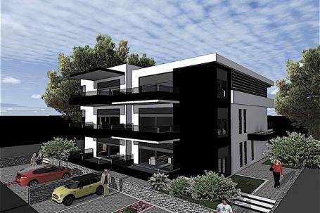 Istra, Medulin, stan u izgradnji s pogledom na more, 48 m2