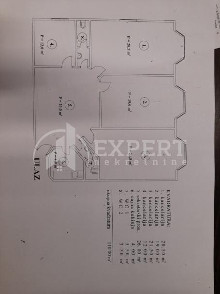 Prodaje se poslovni prostor u Dušanovom bazaru, 110m2