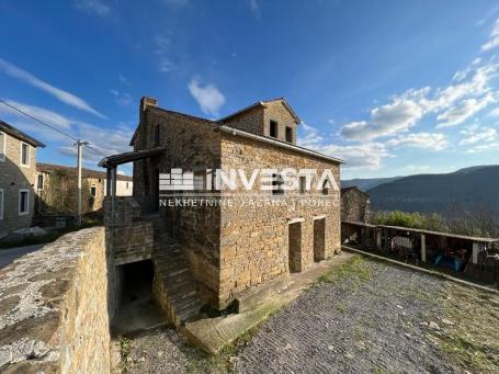 Motovun okolica, jedinstvena istarska kamena kuća s predivnim pogledom