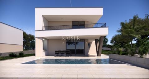 Island of Krk, Brzac - modern villa with pool 165m2