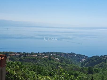 Opatija, Poljane - land with an open sea view