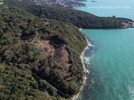 Plot for construction of a resort between Bar and Ulcinj