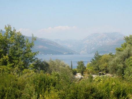 Beautiful urbanized plot with sea views for sale in Krasici, Tivat - Montenegro. 