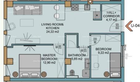 Wohnung Pula! Wohnung im Stadtzentrum!