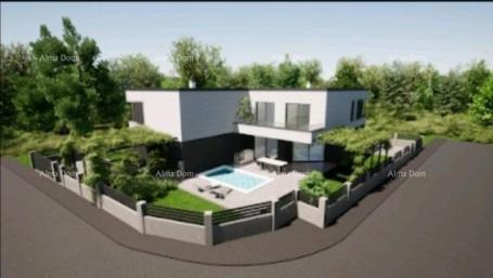 House Liznjan, duplex house with pool 120m2.