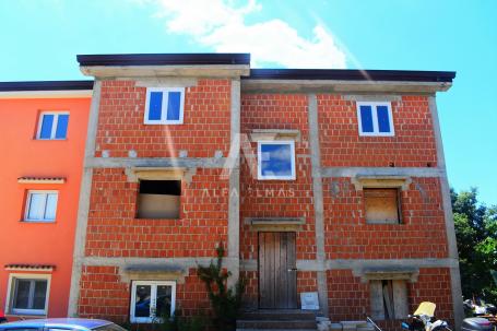 Krk, okolica dvosoban apartman u izgradnji s pogledom na more!! ID 269 