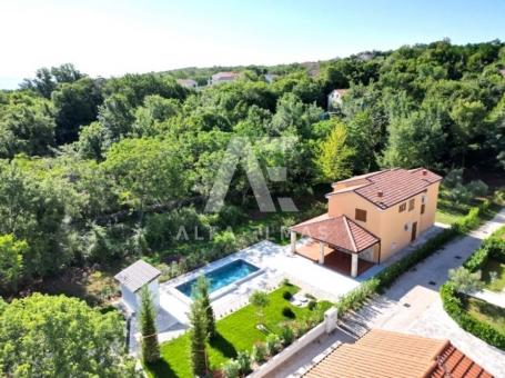 Dobrinj, surroundings, detached house with swimming pool in a quiet location!! ID 468