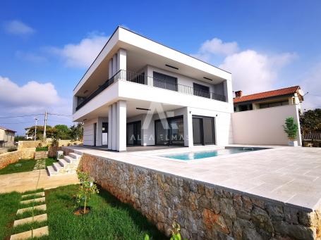 Linardići, eine imposante Villa moderner Architektur mit Swimmingpool in ruhiger Lage!! ID 479