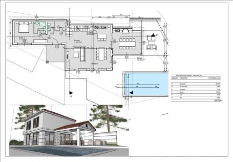 Prodaja građevinskog zemljišta s projektnom dokumentacijom u Korniću - ID 539