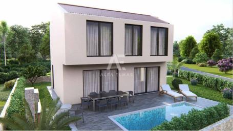 Šilo, surroundings, detached house with pool! New construction! ID 578