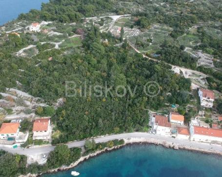 Korčula, Račišće, prodaja, zemljište 8 800m2, 1. red