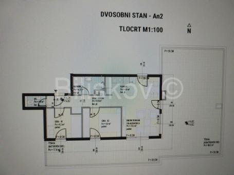 Split, Mejaši, novogradnja dvosoban komforan 81, 40 m2 