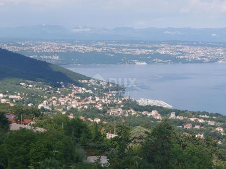 OPATIJA, LOVRAN, DOBREĆ - kuća 390m2 s prekrasnim pogledom na more + okućnica 850m2