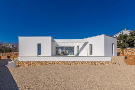 INSEL KRK, weitere Umgebung der Stadt Krk - Moderne Luxusvilla mit Pool und Meerblick