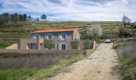 ISTRIEN, MOMJAN - Schöne Villa mit Pool und Blick auf Weinberge und Olivenhaine