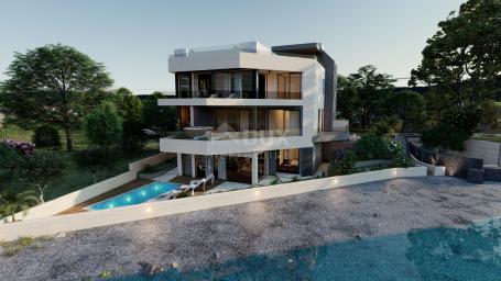 SUKOŠAN - floor with pool on the 1st floor of the villa overlooking the sea - S2