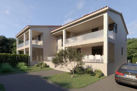 ISTRIEN, POREČ - Doppelhaushälfte mit Swimmingpool und herrlichem Meerblick