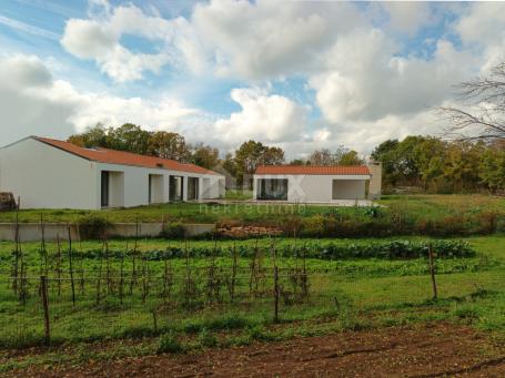 ISTRIA, LABIN - New construction on a spacious garden