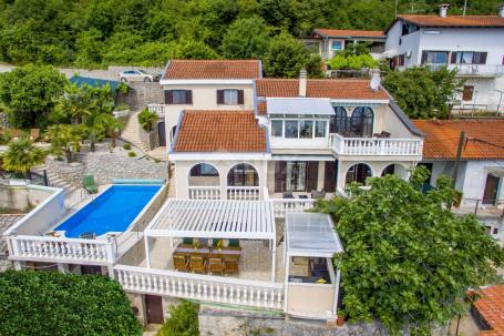 OPATIJA, MATULJI - Villa mit Blick auf das Kvarner Blau