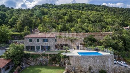 OPATIJA, Umgebung - schöne indigene Villa mit wunderschönem Meerblick