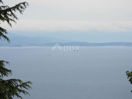 OPATIJA, BREGI – Baugrundstück 1230 m2 mit Meerblick für Einfamilienhaus/Villa/Appartements/Haus zu 