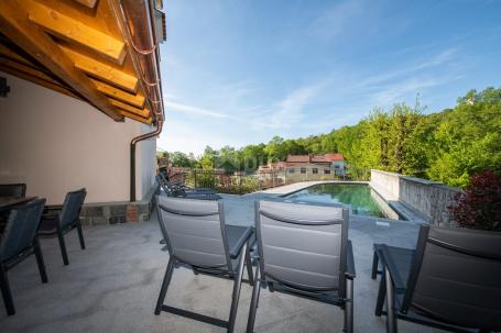 OPATIJA, MATULJI - house 405m2 with sea view and swimming pool + landscaped garden 900m2