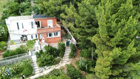 ZADAR, POSEDARJE - Schöne Doppelhaushälfte, 1. Reihe zum Meer