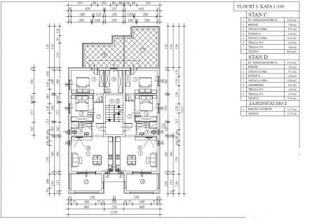 Wohnung Žbandaj, Poreč, 60m2