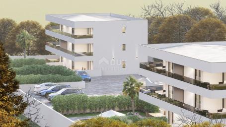 INSEL KRK, MALINSKA - Neubau, Zweizimmerwohnung mit Wohnzimmer