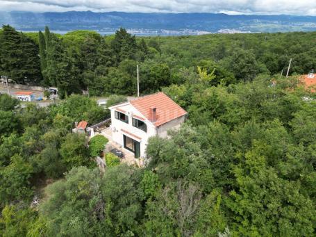 KRK, DOBRINJ - detached house 135m2 with sea view + environment 150m2