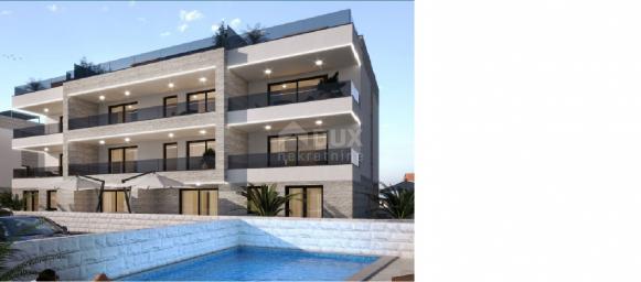 ZADAR, PRIVLAKA Building with 6 apartments by the sea with all permits!