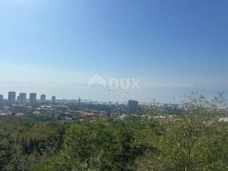 RIJEKA, KOZALA - građevinsko zemljište 4000m2 s panoramskim pogledom na more