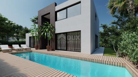 ZADAR, PRIVLAKA - Luxury villa by the sea under construction