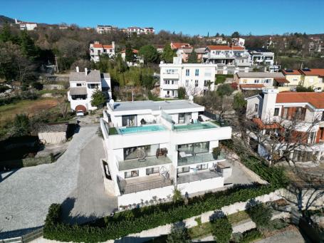 OPATIJA, POBRI - einzigartige Villa in der Nähe von Opatija mit Pool, Panoramablick auf das Meer, ne