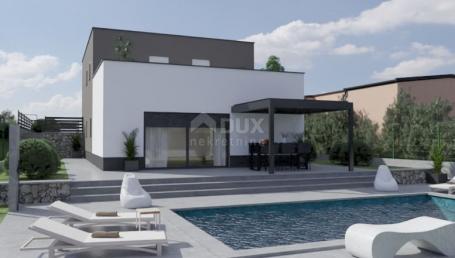 OPATIJA, MATULJI - Einfamilienhaus im Bau 156m2 mit Schwimmbad + Umgebung 600m2