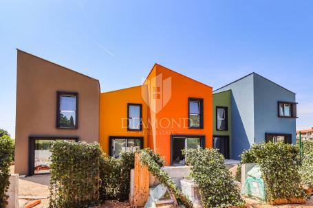 Porec, terraced house near town and sea