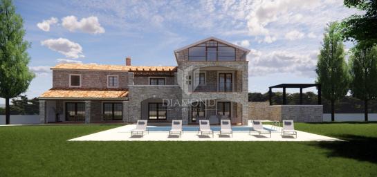 Porec, surroundings, spacious villa in idyllic surroundings