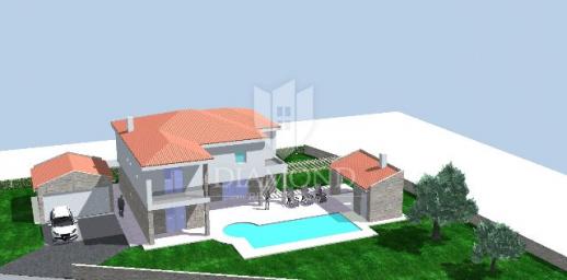 Oprtalj surroundings, villa with pool in a quiet location