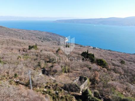 Labin, surroundings, ancient with a beautiful view of the sea