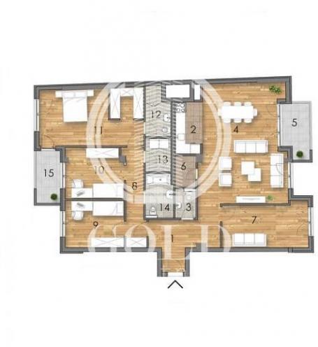 PRODAJA Stan 5. 0: NOVI SAD-Centar-Bulevar Oslobođenja, Petosoban 146. 00m2 ID#7211