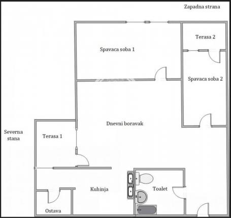 PRODAJA Stan 2. 5: NOVI SAD- Liman III, Balzakova, 52m2, 123600e ID#7241