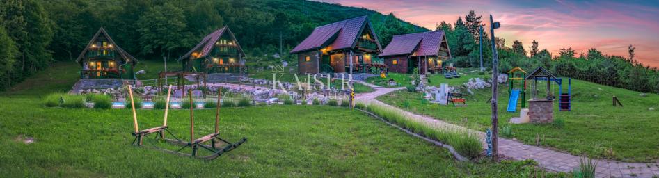 Korenica - tourist complex near Plitvice National Park