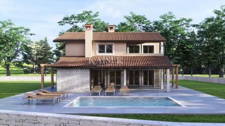 Istria - Barban, detached villa with pool