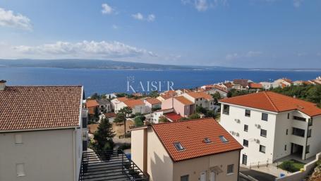 Crikvenica - Wohnung in einem neuen Gebäude mit wunderschönem Blick auf das Meer