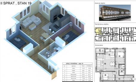 NOVI SAD - ADICE - 69. 82 m2